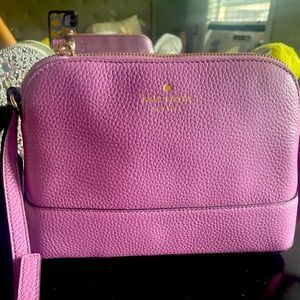 NWT Kate Spade crossbody bag. Lavender color. Small-medium sized. Super cute!
